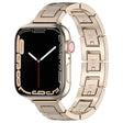 For Apple Watch Series 5 40mm H Slim Stainless Steel Watch Band(Starlight) - Watch Bands by PMC TechLife | Online Shopping South Africa | PMC TechLife
