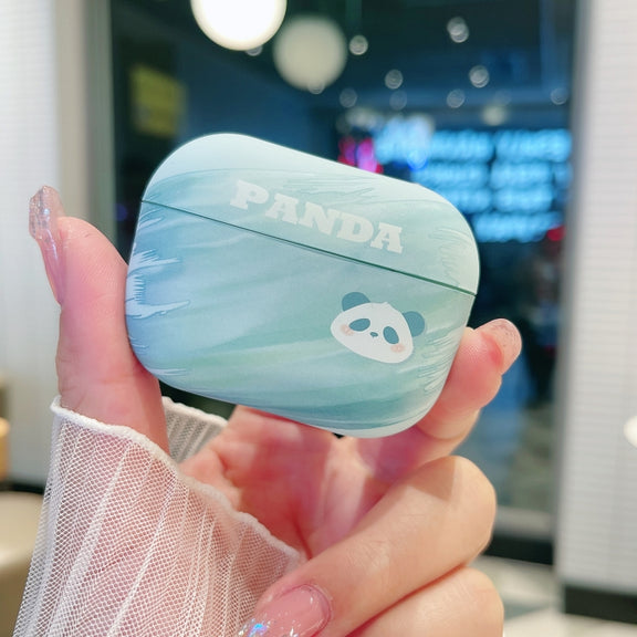 For AirPods Pro 2 Panda PC Matte Earphone Protective Case