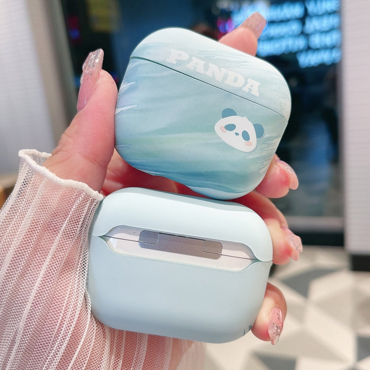 For AirPods 1/2 Panda PC Matte Earphone Protective Case