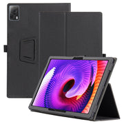 For T-Mobile REVVL Tab 5G 2023 Skin Texture Leather Tablet Case with Holder(Black)