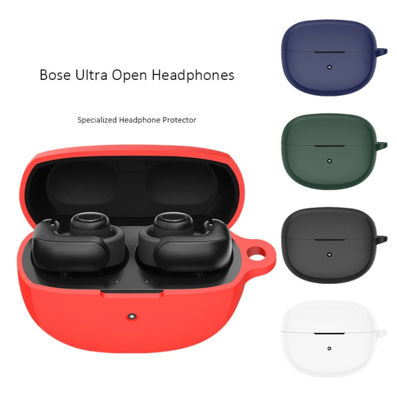 For Bose Ultra Open Wireless Earphone Silicone Protective Case(Dark Green)