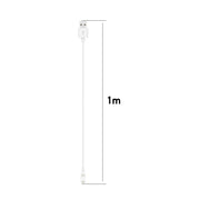 For Samsung Galaxy Fit 3 Watch Magnetic Charging Cable With Chip Protection, Length: 1m(White)