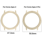 For Coros Apex 2 Pro Half Coverage Hollow PC Watch Protective Case(Black)