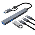 ADS-809D 5 in 1 USB + Type-C to PD100W + USB3.0/2.0 + Type-C HUB Docking Station(Space Grey) - USB HUB by PMC TechLife | Online Shopping South Africa | PMC TechLife | Buy Now Pay Later Mobicred