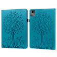 For Lenovo Tab M11 / Xiaoxin Pad 11 2024 Tree & Deer Embossed Leather Tablet Case(Blue) - Lenovo by PMC Jewellery | Online Shopping South Africa | PMC Jewellery | Buy Now Pay Later Mobicred