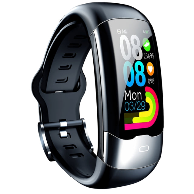 SPOVAN H02 Pro 1.14 inch TFT HD Screen Smart Bracelet Supports Heart Rate Monitoring/Blood Glucose Monitoring(Black)