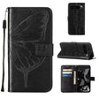 For Google Pixel 9 Pro Embossed Butterfly Leather Phone Case(Black) - Google Cases by PMC TechLife | Online Shopping South Africa | PMC TechLife | Buy Now Pay Later Mobicred