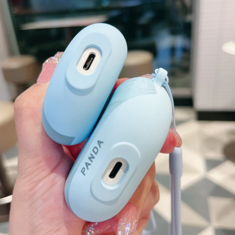 For Huawei FreeBuds 3 / 4 Bluetooth Wireless Earphone Frosted Protective Case(Cyan-blue)