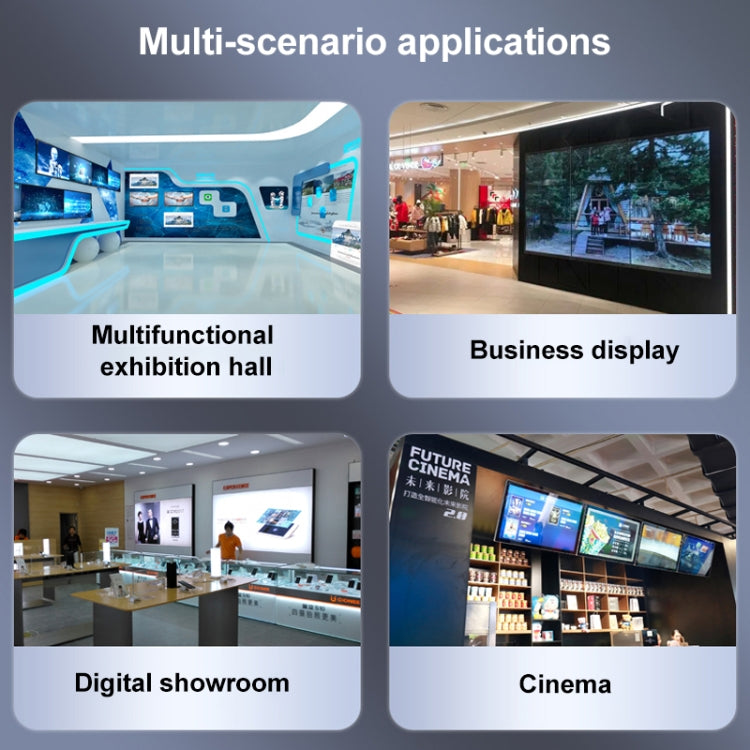 XP02 4K 2x2 HDMI Video Wall Controller Multi-screen Splicing Processor, Style:Ordinary(UK Plug)