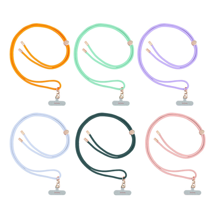mutural Universal Mobile Phone Solid Color Lanyard(Pink)