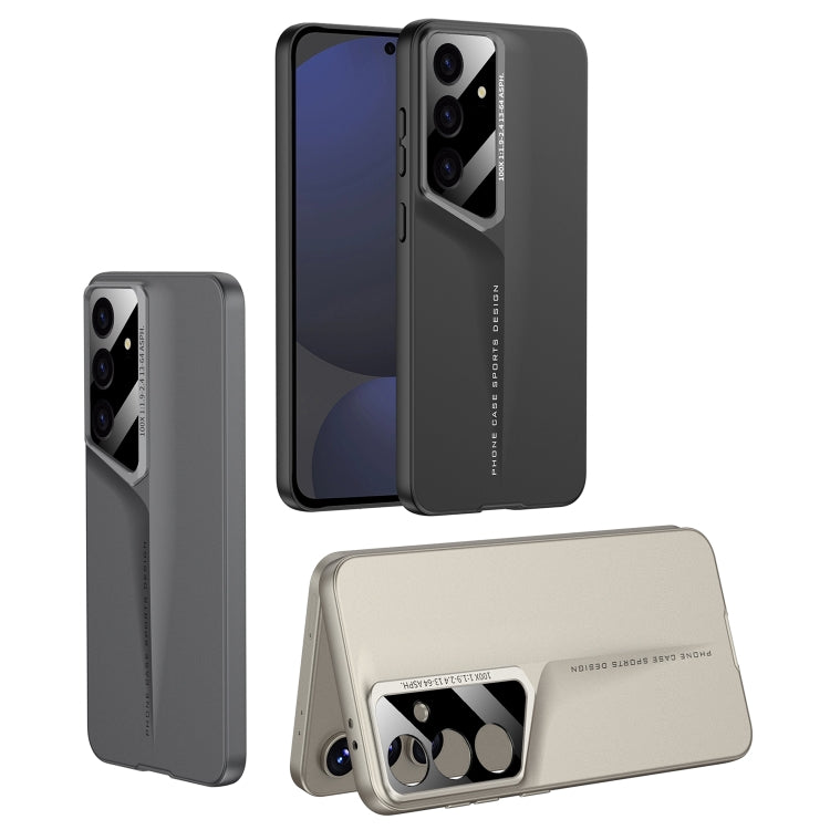 For Samsung Galaxy S25 5G GKK Blade Ultra-thin Full Coverage Phone Case(Grey)
