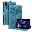 For Honor Pad X8a Cartoon Sakura Cat Embossed Leather Tablet Case(Green) - Honor by PMC TechLife | Online Shopping South Africa | PMC TechLife | Buy Now Pay Later Mobicred