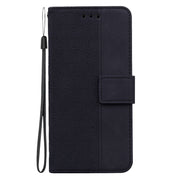 For Google Pixel 9 Geometric Embossed Leather Phone Case(Black)