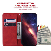 For Google Pixel 9 Geometric Embossed Leather Phone Case(Red)