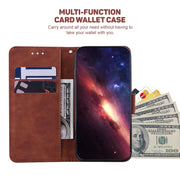 For Google Pixel 9 Pro 5G Geometric Embossed Leather Phone Case(Brown)
