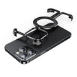 For iPhone 14 Pro MagSafe Magnetic Frameless Holder Phone Case(Black) - iPhone 14 Pro Cases by PMC TechLife | Online Shopping South Africa | PMC TechLife