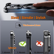 For iPhone 13 Pro MagSafe Magnetic Frameless Holder Phone Case(Black)