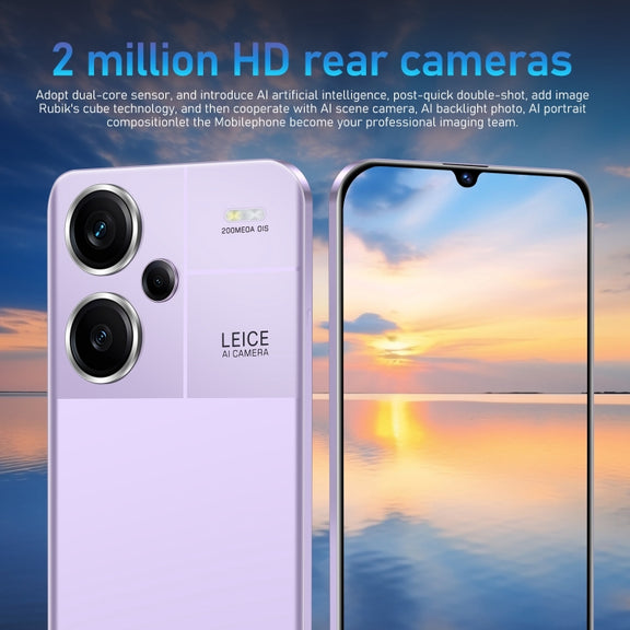 Note13 Pro+ / RF7, 2GB+16GB, 6.49 inch Face Identification Android 5.0 MTK6582 Quad Core, Network: 3G, Dual SIM(Black)