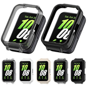 For Samsung Galaxy Fit 3 12mm Half Coverage Hollowed PC Watch Protective Case(White)