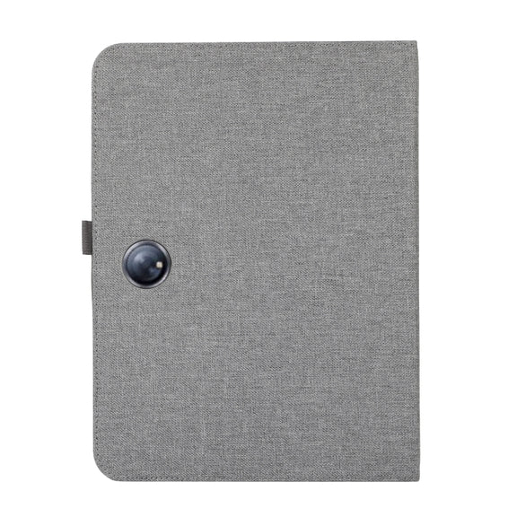 For OPPO Pad Neo 11.4 Fabric Leather Tablet Case(Grey)