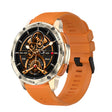 LEMFO AK59 1.43 inch AMLOED Round Screen Silicone Strap Smart Watch(Gold) - free shipping - PMC TechLife - Order now!