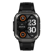 LEMFO DM63 2.13 inch AMOLED Square Screen Smart Watch Android 8.1, Specification:2GB+16GB(Black)