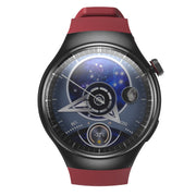 LEMFO DM80 1.43 inch AMOLED Round Screen Smart Watch Android 8.1, Specification:2GB+16GB(Red)