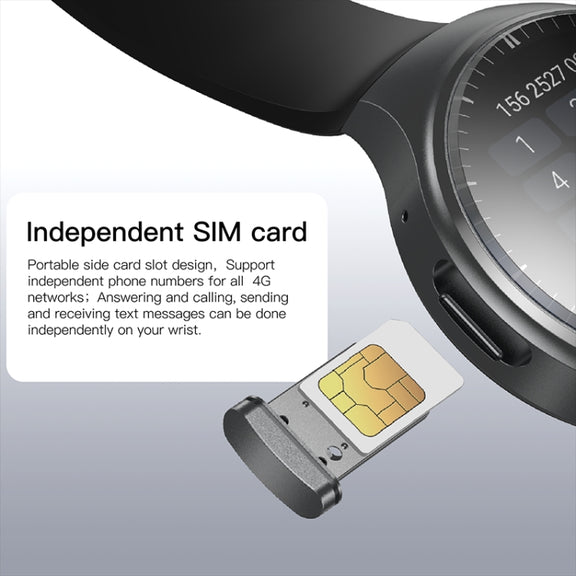 LEMFO DM80 1.43 inch AMOLED Round Screen Smart Watch Android 8.1, Specification:2GB+16GB(Red)