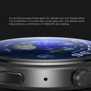 LEMFO DM80 1.43 inch AMOLED Round Screen Smart Watch Android 8.1, Specification:2GB+16GB(Red)