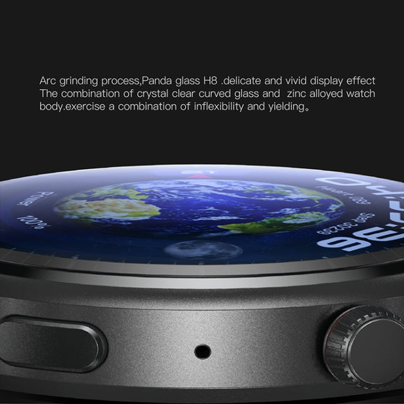 LEMFO DM80 1.43 inch AMOLED Round Screen Smart Watch Android 8.1, Specification:2GB+16GB(Black)