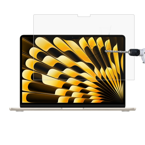 For Macbook Air 13.6 2023/2024/2025 0.26mm 9H Surface Hardness Explosion-proof Tempered Glass Film