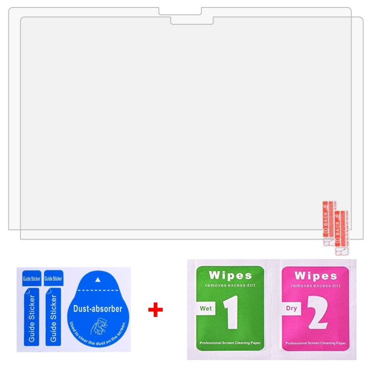 For Macbook Air 15.3 2023/2024/2025 2pcs 0.26mm 9H Surface Hardness Explosion-proof Tempered Glass Film