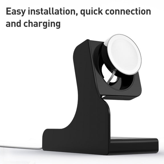 For Apple Watch Series Smart Watch Charging Stand PC Base(Red)