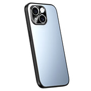 For iPhone 15 R-JUST RJ-61 Electroplating Frosted TPU + PC Phone Case(Blue)