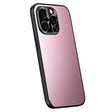 For iPhone 15 Pro Max R-JUST RJ-61 Electroplating Frosted TPU + PC Phone Case(Pink) - iPhone 15 Pro Max Cases by R-JUST | Online Shopping South Africa | PMC TechLife