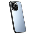 For iPhone 14 Pro Max R-JUST RJ-61 Electroplating Frosted TPU + PC Phone Case(Blue) - iPhone 14 Pro Max Cases by R-JUST | Online Shopping South Africa | PMC TechLife
