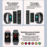 TK79 1.47 inch IP68 Water-resistant Smart Watch, Support ECG / Blood Glucose / Blood Oxygen Monitoring / Uric Acid(Pink)