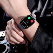 T98 2.04 inch IP68 Water-resistant Bluetooth Call Smart Watch, Support Blood Oxygen Monitoring(Black)