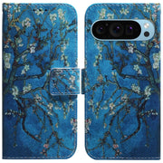 For Google Pixel 9 Pro Coloured Drawing Flip Leather Phone Case(Apricot)