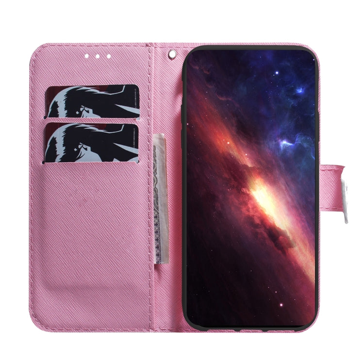 For Google Pixel 9 Pro Coloured Drawing Flip Leather Phone Case(Magnolia)
