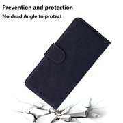 For Google Pixel 9 Pro Skin Feel Pure Color Flip Leather Phone Case(Black)