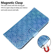 For Google Pixel 9 Pro Colorful Magnetic Buckle Leather Phone Case(Blue)