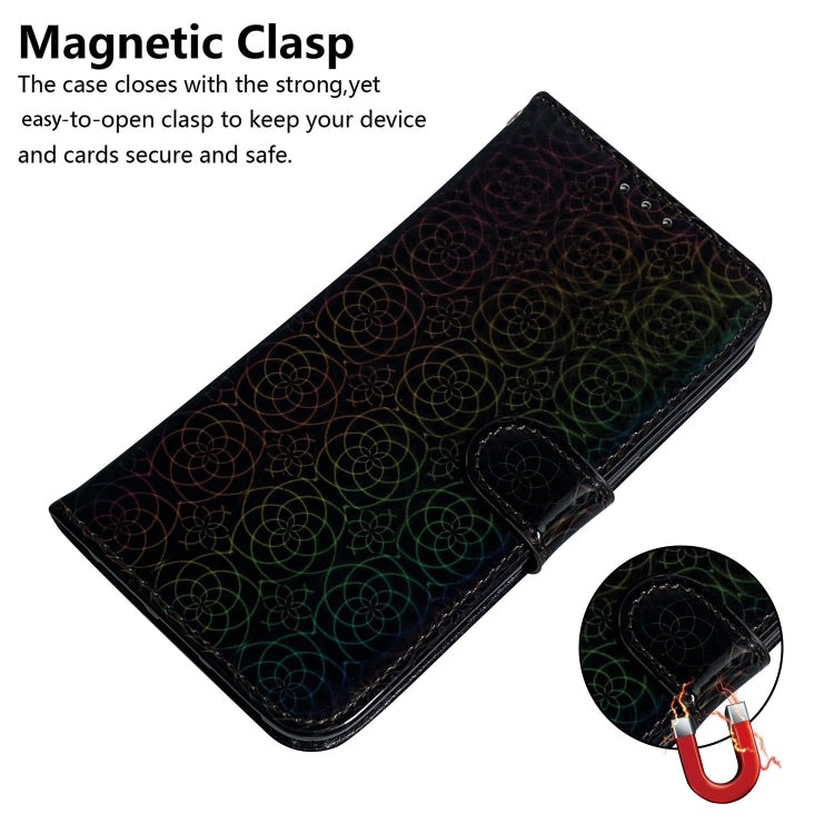 For Google Pixel 9 Pro Colorful Magnetic Buckle Leather Phone Case(Black)
