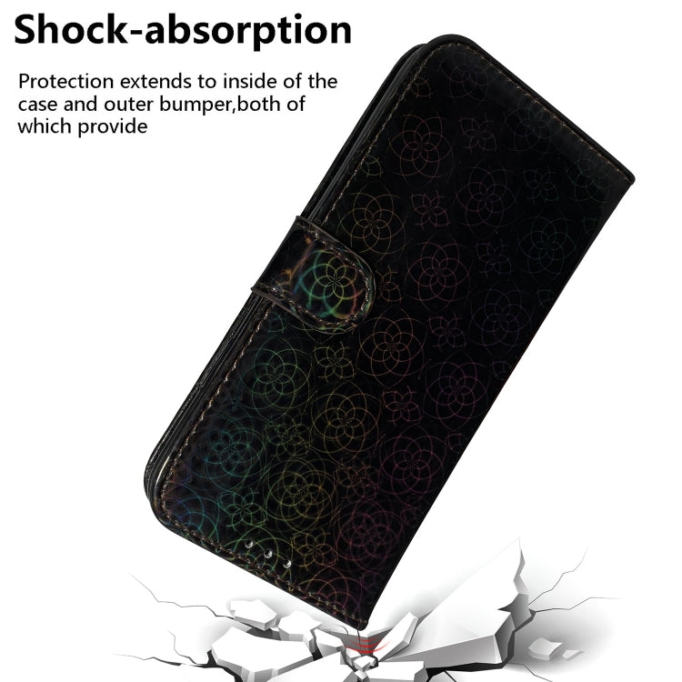 For Google Pixel 9 Pro Colorful Magnetic Buckle Leather Phone Case(Black)