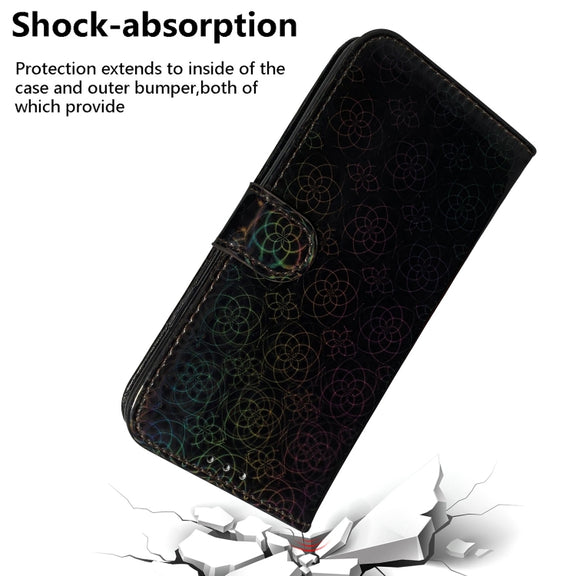 For Google Pixel 9 Pro Colorful Magnetic Buckle Leather Phone Case(Black)
