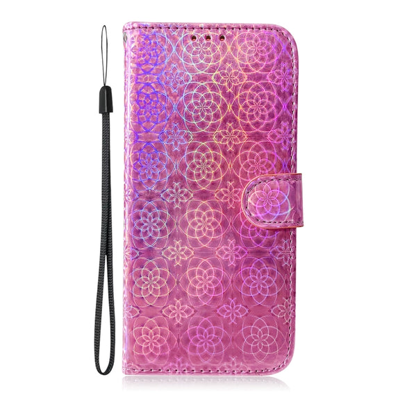 For Google Pixel 9 Pro Colorful Magnetic Buckle Leather Phone Case(Pink)