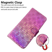 For Google Pixel 9 Pro Colorful Magnetic Buckle Leather Phone Case(Pink)