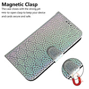 For Google Pixel 9 Colorful Magnetic Buckle Leather Phone Case(Silver)