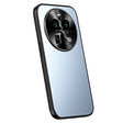 For OPPO Find X6 Pro R-JUST RJ-61 Electroplating Frosted TPU + PC Phone Case(Blue) - OPPO Cases by R-JUST | Online Shopping South Africa | PMC TechLife