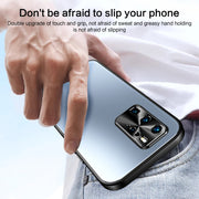For Huawei P40 R-JUST RJ-61 Electroplating Frosted TPU + PC Phone Case(Silver)